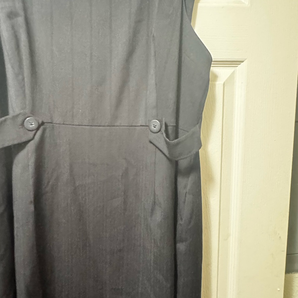 Merona Black Dress with Zipper Back - Picture 4 of 7
